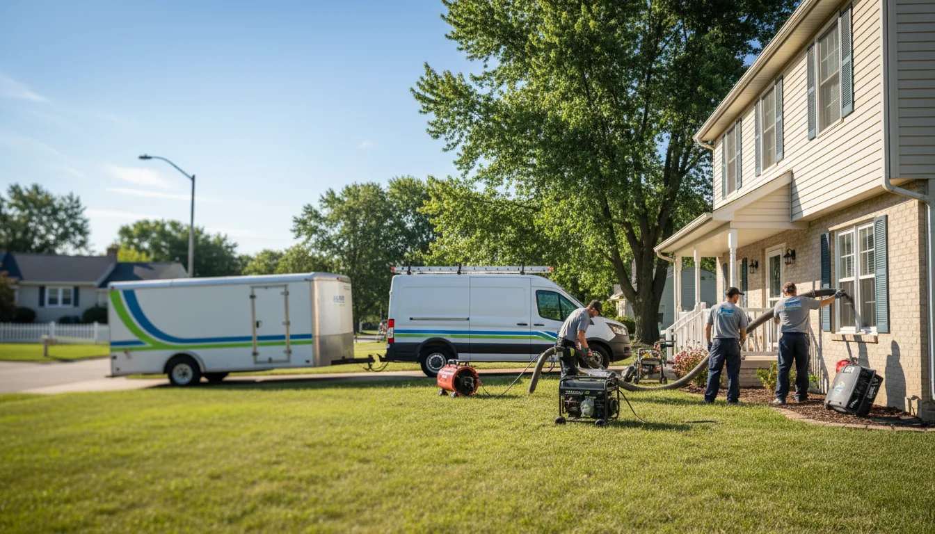 Flooded Basement Restoration And Cleanup With Repair in Mohall, ND near me